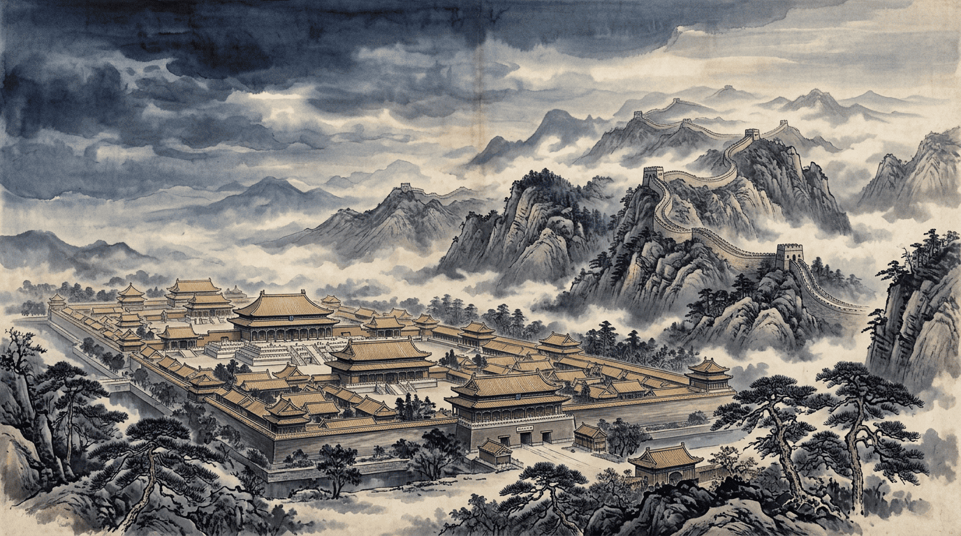 明朝山河图